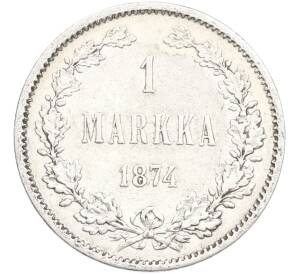 1 марка 1874 года Русская Финляндия — Фото №1