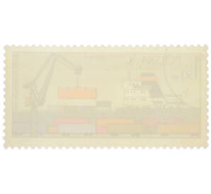 Почтовая марка 1.50 злотых 1976 года Польша «Польские порты — База контейнерная» — Фото №2