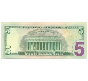 5 долларов 2013 года США — Фото №2