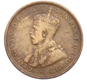 1 пенни 1919 года Австралия — Фото №2