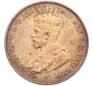 1 пенни 1936 года Австралия — Фото №2