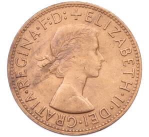 1 пенни 1956 года Австралия — Фото №2