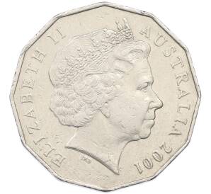 50 центов 2001 года Австралия «Столетие Федерации — Австралия» — Фото №2