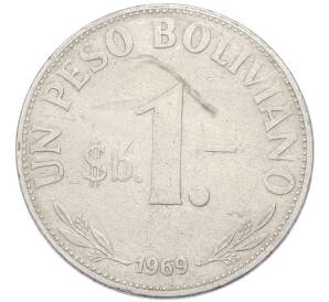 1 песо 1969 года Боливия — Фото №1