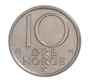 10 эре 1974 года Норвегия — Фото №2