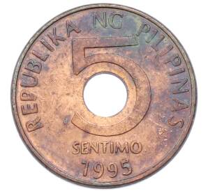 5 сентимо 1995 года Филиппины — Фото №1