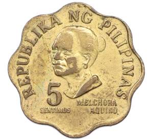 5 сентимо 1976 года Филиппины — Фото №1