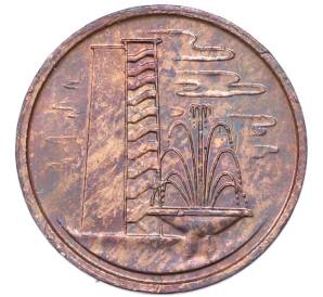 1 цент 1974 года Сингапур — Фото №2