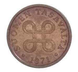 5 пенни 1971 года Финляндия — Фото №1