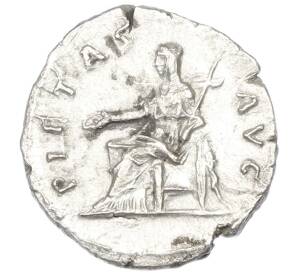 Денарий 134-138 года Римская империя — Адриан (Пиетас) — Фото №2