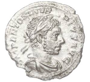 Денарий 220-222 года Римская Империя — Гелиогабал (Элагабал) — Фото №1