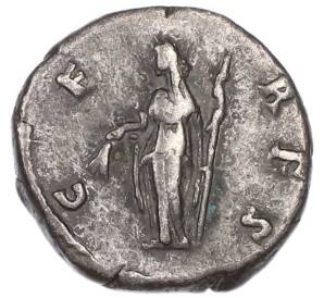 Денарий 141 года Римская Империя — Фаустина Старшая (Супруга Антонина Пия) — Фото №2