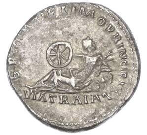 Денарий 112-114 года Римская Империя — Траян (Виа Траяна — Траянова дорога) — Фото №2