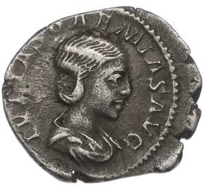 Денарий 218-222 года Римская Империя — Юлия Соэмия (Венера Небесная) — Фото №1