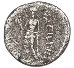 Денарий 49 года Римская республика — Маний Ацилий Глабрион (Валетуда на реверсе) — Фото №2