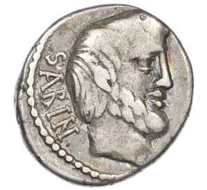 Денарий 89 года Римская республика — Луций Титурий Сабин — Фото №1