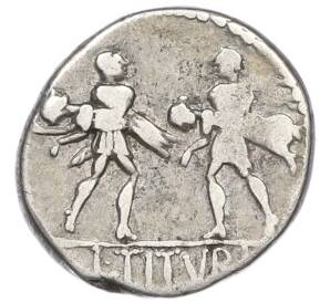 Денарий 89 года Римская республика — Луций Титурий Сабин — Фото №2