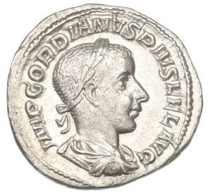 Денарий 241 года Римская Империя — Гордиан III (Венера Победительница) — Фото №1