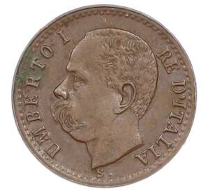 1 чентезимо 1895 года Италия — Фото №2