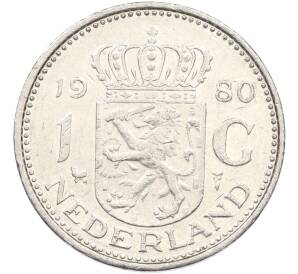1 гульден 1980 года Нидерланды — Фото №1