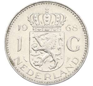 1 гульден 1968 года Нидерланды — Фото №1