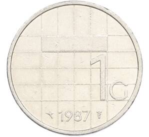 1 гульден 1987 года Нидерланды — Фото №1