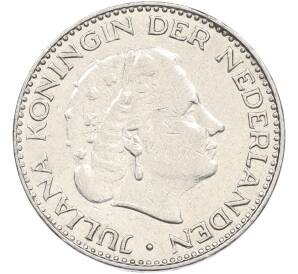 1 гульден 1967 года Нидерланды — Фото №2