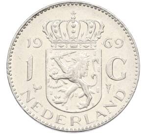 1 гульден 1969 года Нидерланды — Фото №1