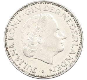 1 гульден 1969 года Нидерланды — Фото №2