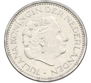 1 гульден 1973 года Нидерланды — Фото №2