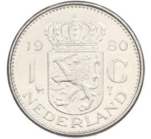 1 гульден 1980 года Нидерланды — Фото №1