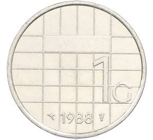 1 гульден 1988 года Нидерланды — Фото №1