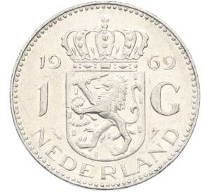 1 гульден 1969 года Нидерланды — Фото №1