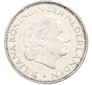 1 гульден 1969 года Нидерланды — Фото №2