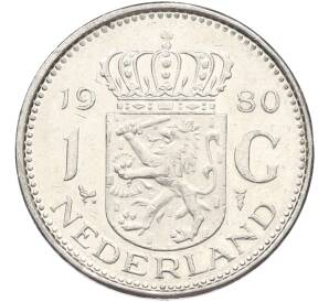 1 гульден 1980 года Нидерланды — Фото №1