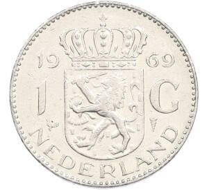 1 гульден 1969 года Нидерланды — Фото №1