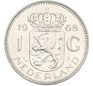 1 гульден 1968 года Нидерланды — Фото №1