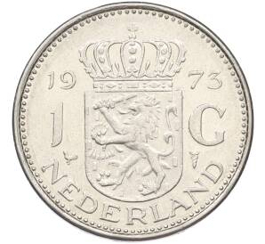 1 гульден 1973 года Нидерланды — Фото №1