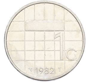 1 гульден 1982 года Нидерланды — Фото №1