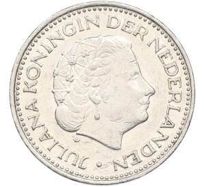 1 гульден 1971 года Нидерланды — Фото №2