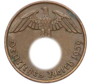 2 рейхспфеннига 1939 года J Германия — Фото №1