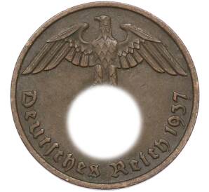 2 рейхспфеннига 1937 года F Германия — Фото №1