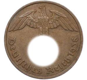 2 рейхспфеннига 1938 года G Германия — Фото №1