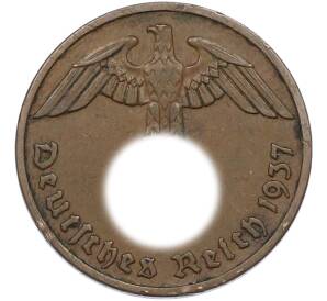 2 рейхспфеннига 1937 года F Германия — Фото №1