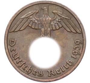 2 рейхспфеннига 1939 года E Германия — Фото №1