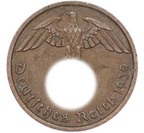 2 рейхспфеннига 1939 года F Германия — Фото №1
