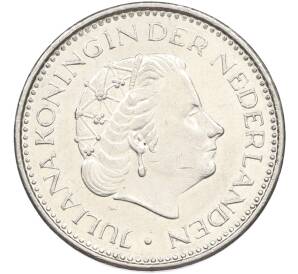 1 гульден 1980 года Нидерланды — Фото №2