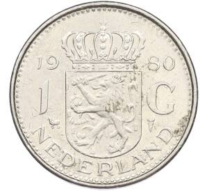 1 гульден 1980 года Нидерланды — Фото №1