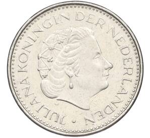 1 гульден 1980 года Нидерланды — Фото №2