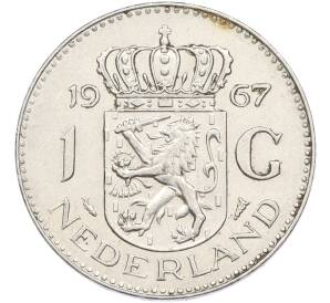 1 гульден 1967 года Нидерланды — Фото №1